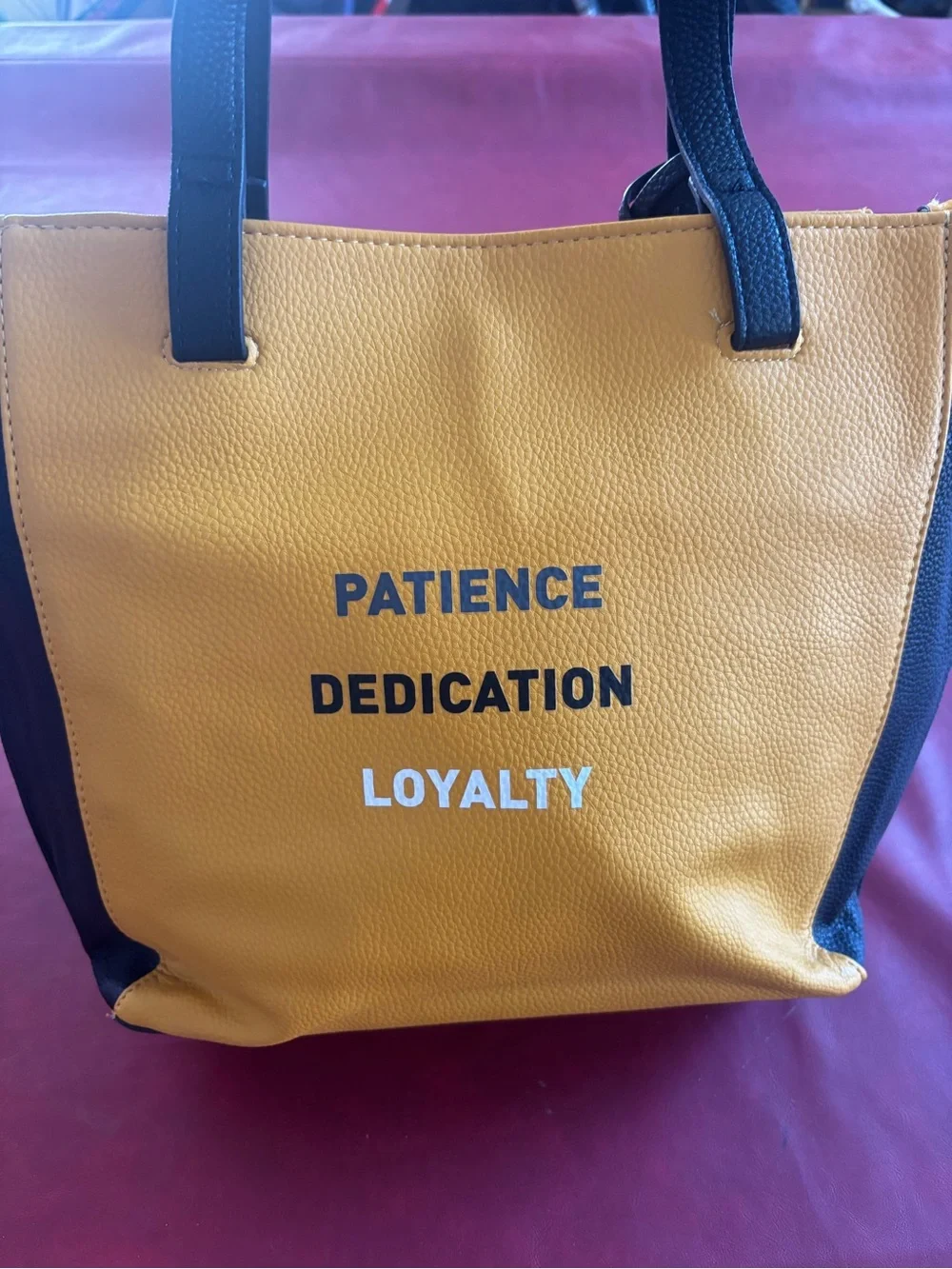 Colorblock Tote Bag in Mustard, Mint & Gray - Women Bags